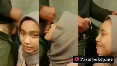 Bokep Indo Pacar Cantik Berkerudung Nikmat Ngulum Kontol Sampe Crot